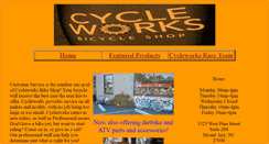 Desktop Screenshot of cycleworksnc.com